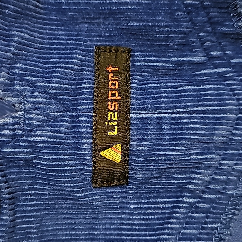 LIZSPORT Royal Blue A-Line Corduroy Skirt 6 - Picture 5 of 8